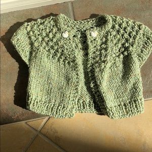 Hand knit cardigan